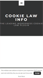 Mobile Screenshot of cookielawinfo.com